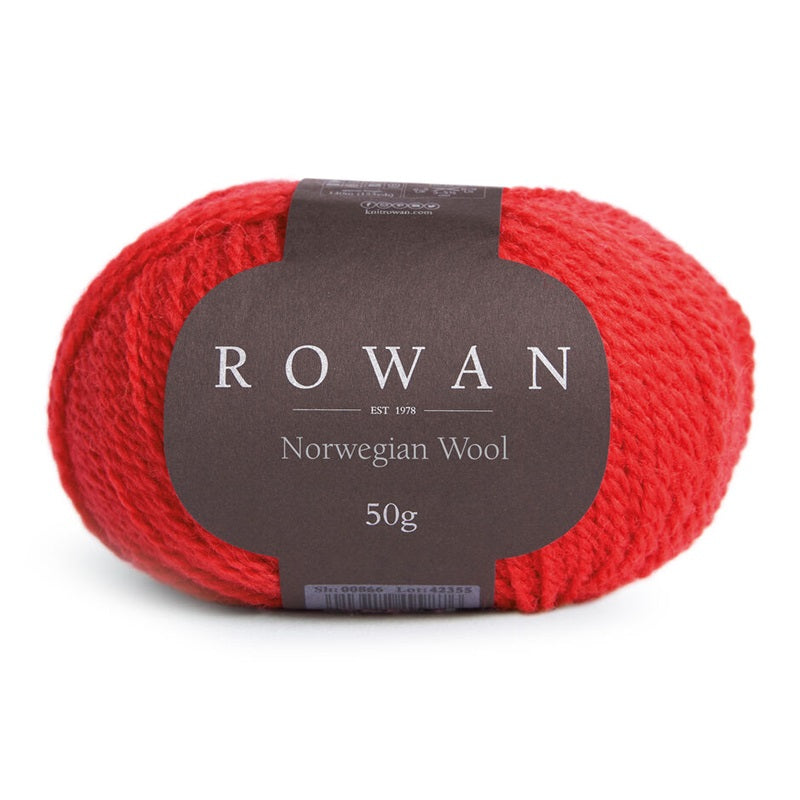 Rowan Norwegian Wool 0018 Ribbon Red