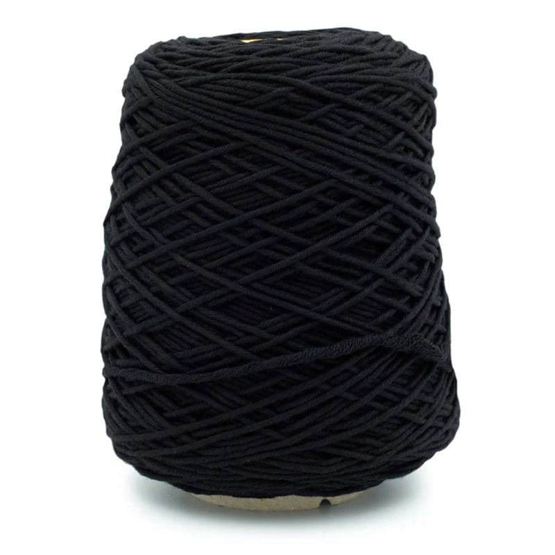 Silk City Fiber Chunky Merino Wool Cone 002 Nero#color_002-nero