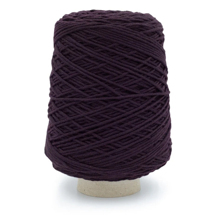 Silk City Fiber Chunky Merino Wool Cone 046 Eggplant#color_046-eggplant