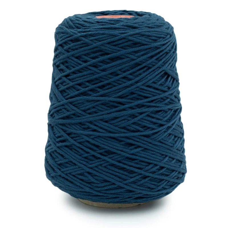 Silk City Fiber Chunky Merino Wool Cone 713 Shanghai Blue#color_713-shanghai-blue