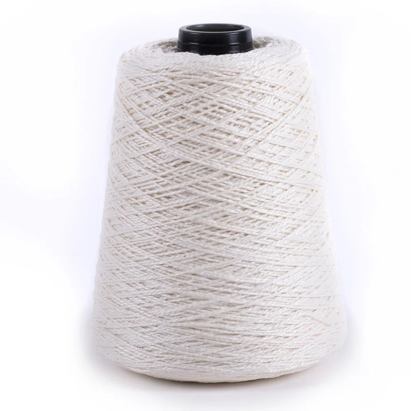 Silk City Fiber Perle Cotton 3/2 1.1 lb cone 001 Ivory#color_001-ivory