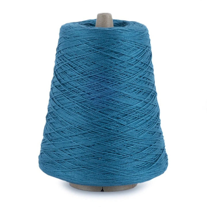 Silk City Fiber Perle Cotton 5/2 1.1 lb cone 014 Teal#color_014-teal