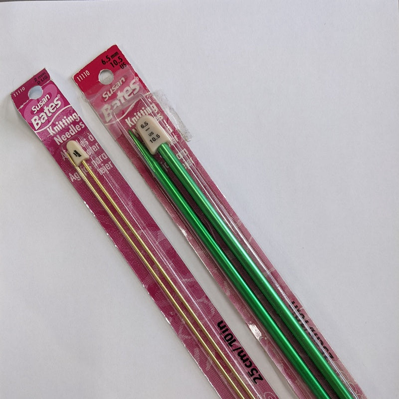 Susan Bates Metal Single Point Knitting Needles