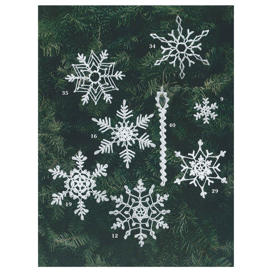 Crochet White Christmas In Thread Book