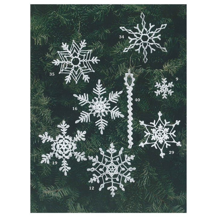 Crochet White Christmas In Thread Book