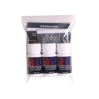 Ashford Rainbow Wool Dye Collection