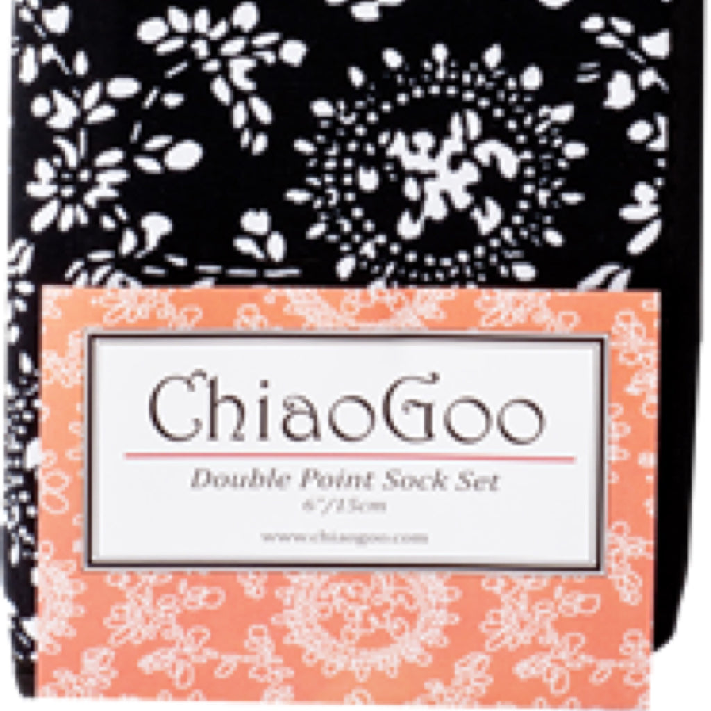 Chiaogoo Double Point Sock Set in Bamboo or Stainless Steel