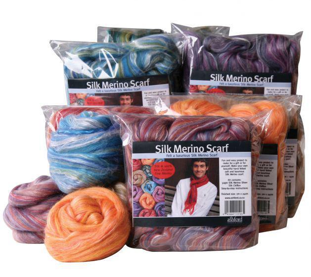 Ashford Silk Merino Nuno Scarf Kit 098 Juniper#color_098-juniper