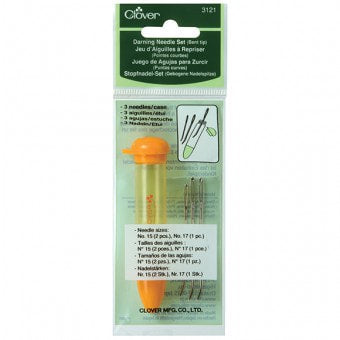 Clover Darning Needle Bent Tip Set and Case