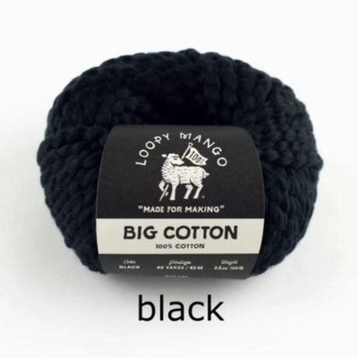 Big Cotton Ball Black#color_black